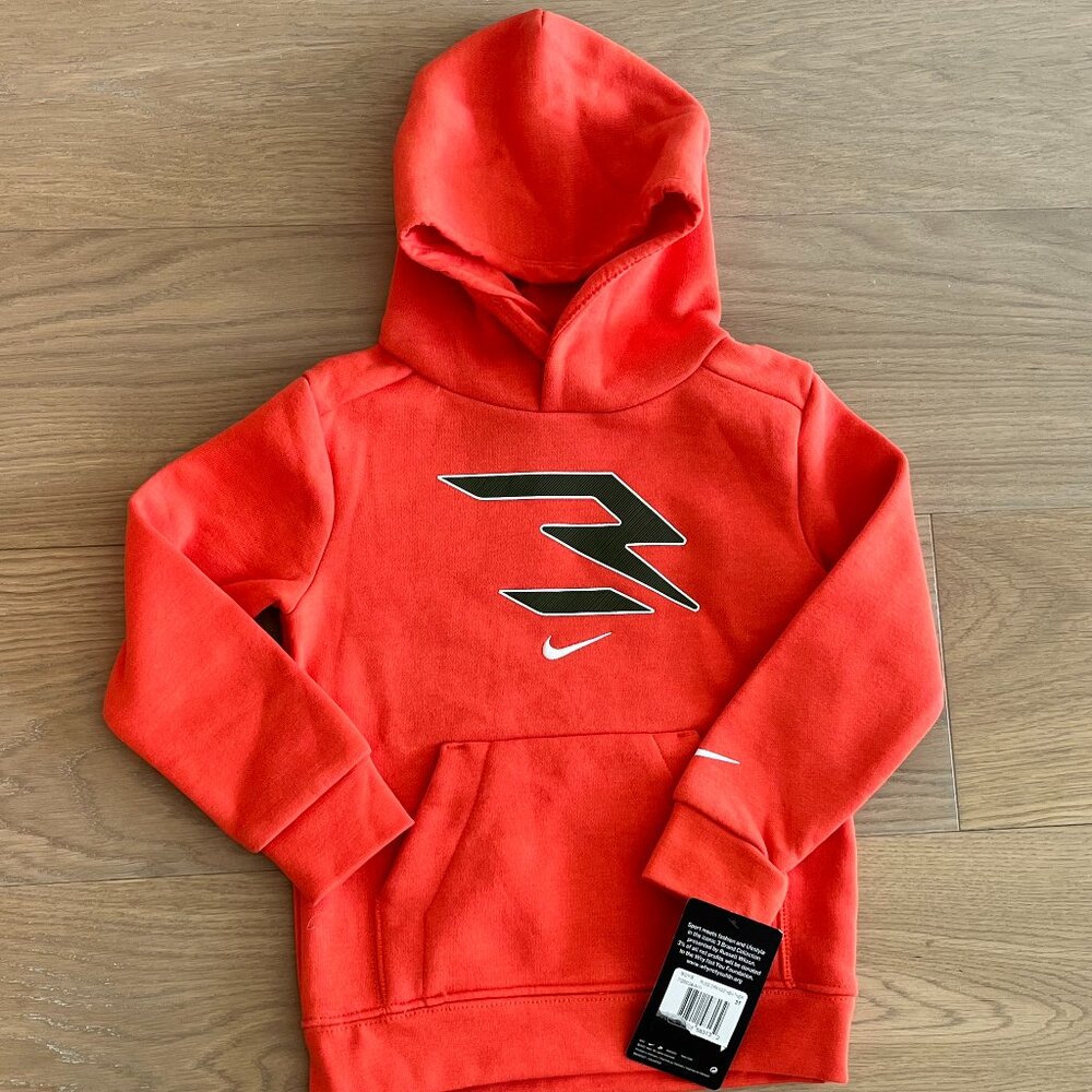 Nike 3BRAND RW3 Icons Fleece Hoodie size 3T NWT